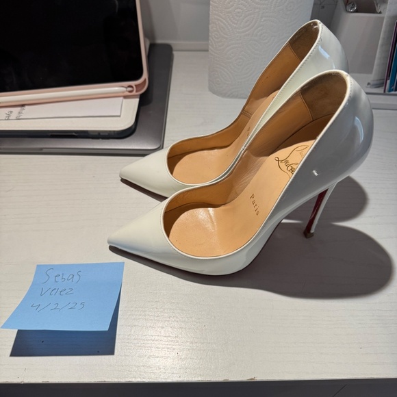 White So Kates Christian Louboutin - Picture 4 of 5
